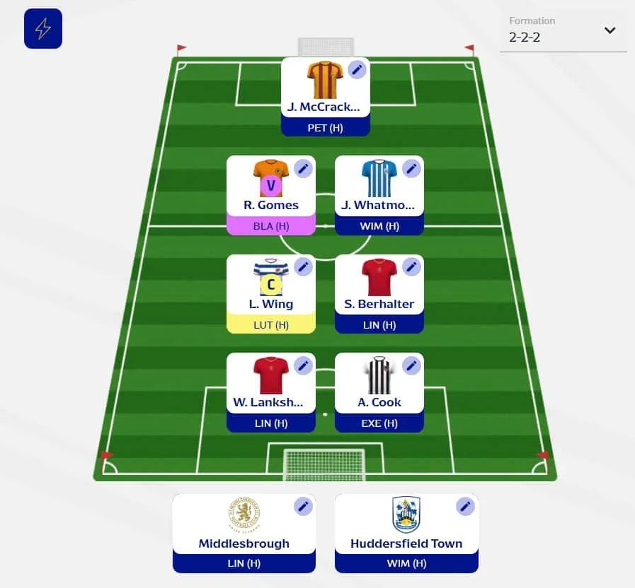 Fantasy EFL 1 Picks
