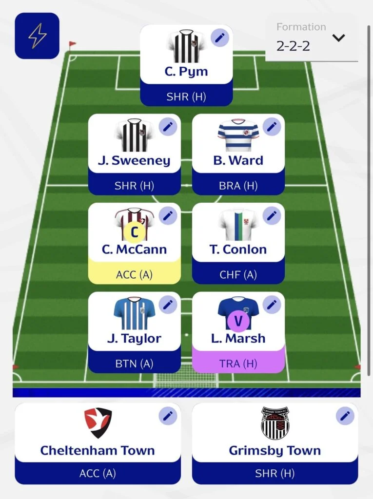 Fantasy EFL 8 Gameweek